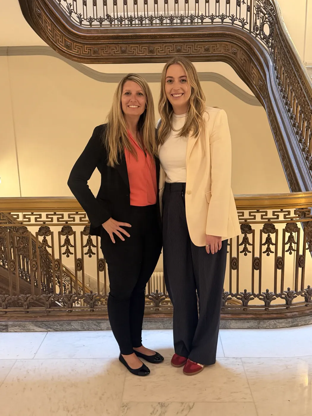 Two Continuum leaders at an industry event